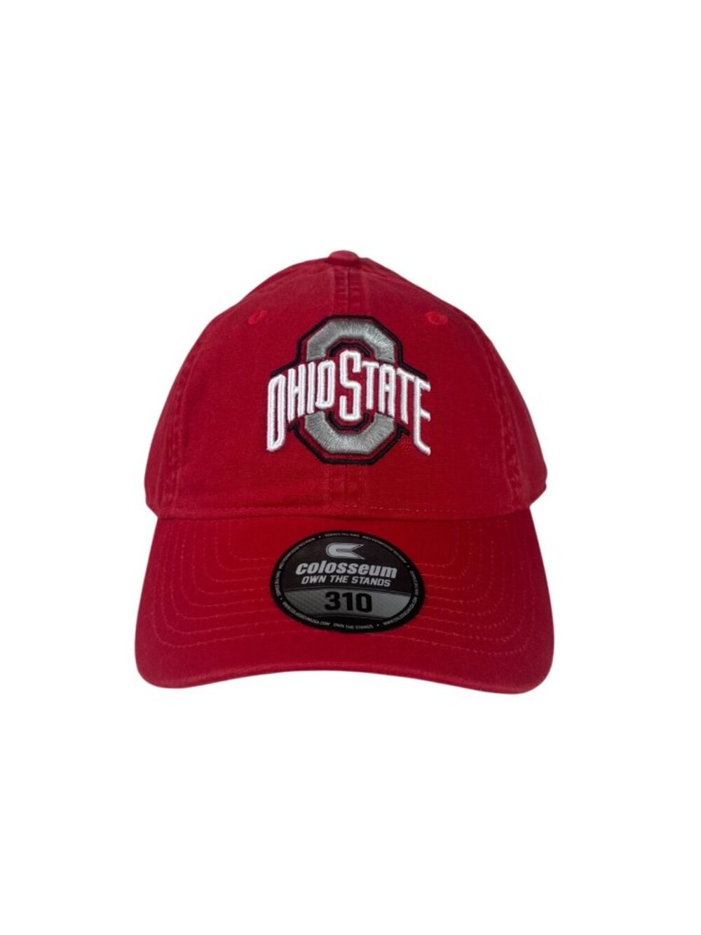 Ohio State Buckeyes Adjustable Hat Red New Colosseum 100% Cotton